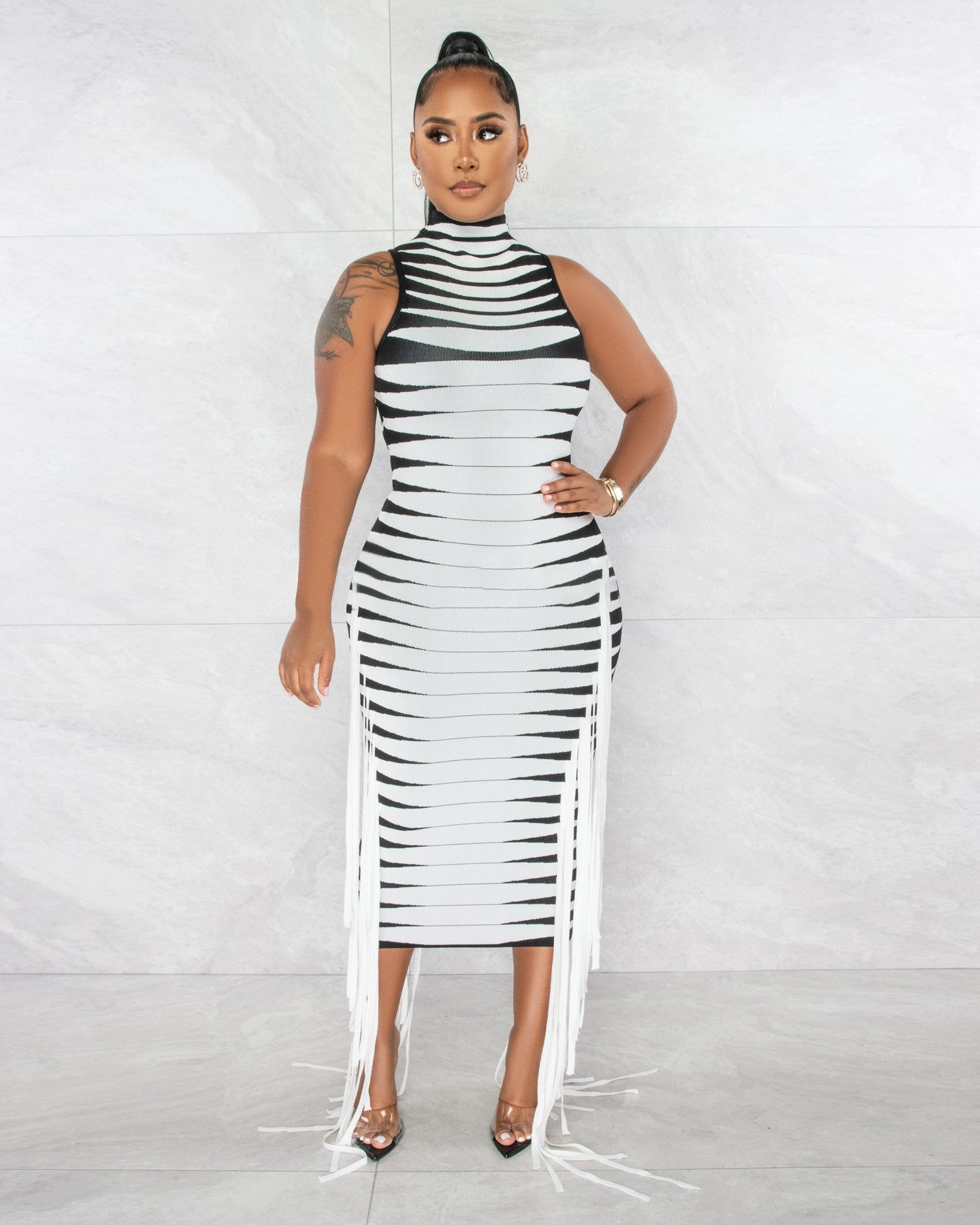 Zebra Graphics Dress