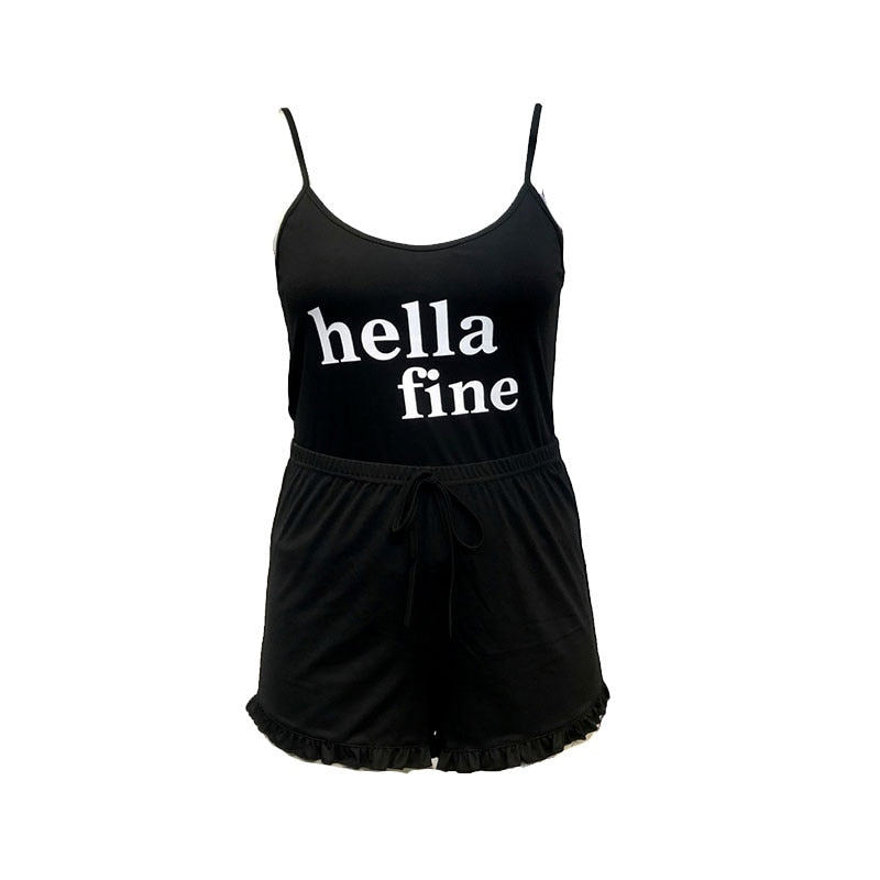 Hella Fine Pajama Short Set XL-5XL