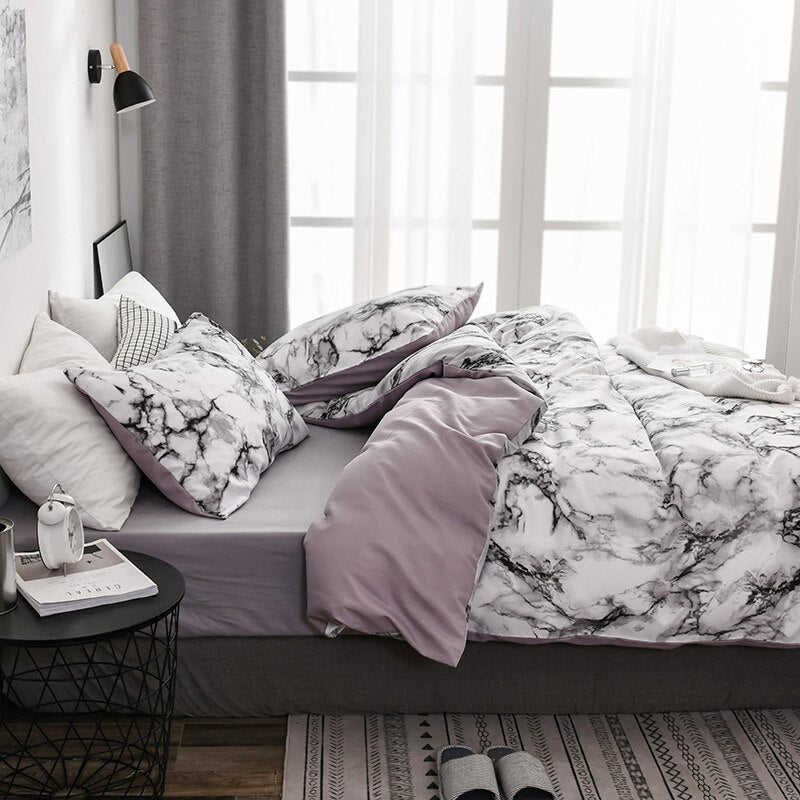 Marble Mania Bed Set