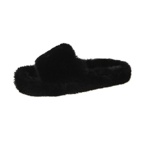 Plush Fur Slippers
