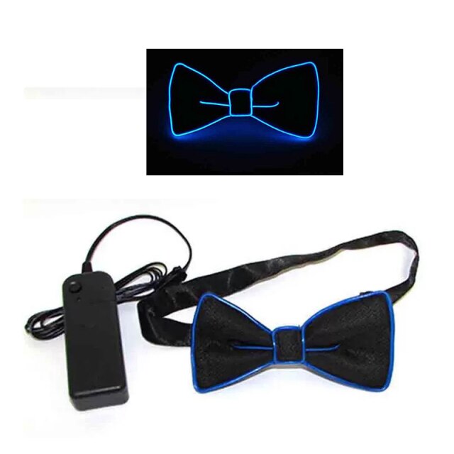 Light Up Men’s LED Suspenders and Bow Tie