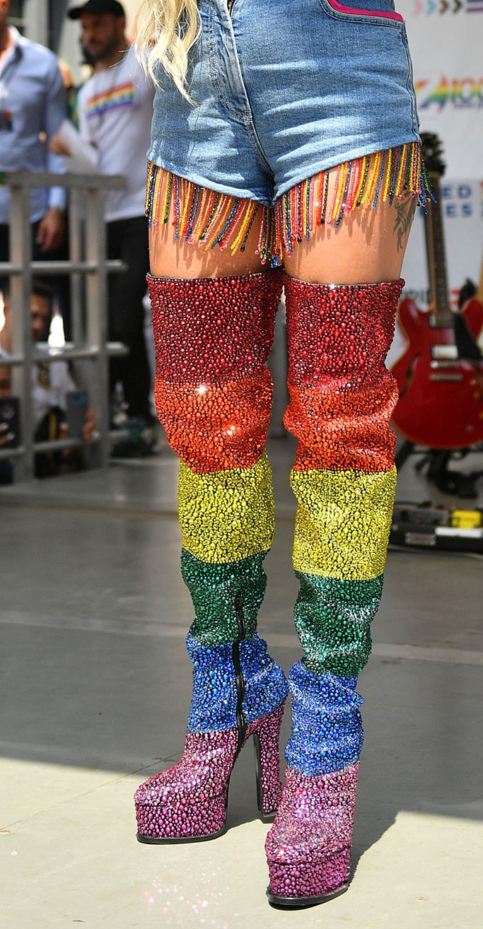 Rainbow Brite Boots