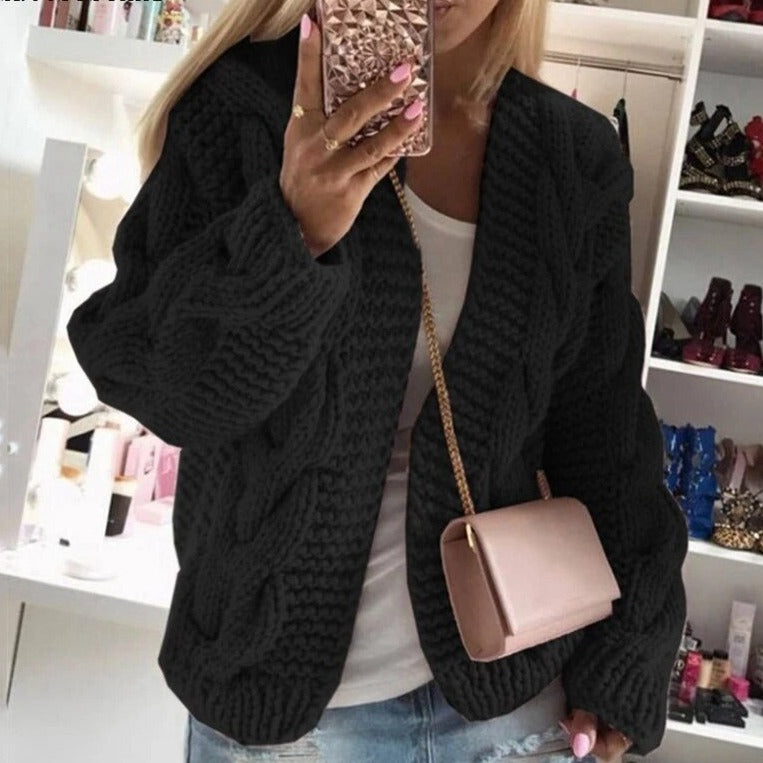 Twistedly Thick Cardigan