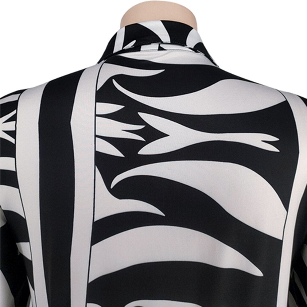 Zebra Addiction Jumpsuit XL-5XL