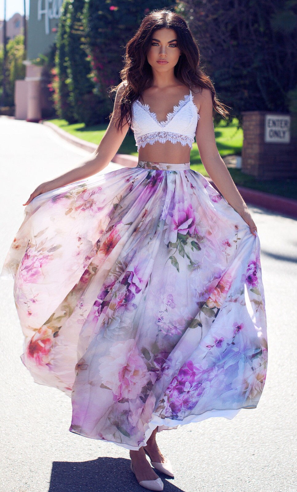 Floral Bohemian Skirt