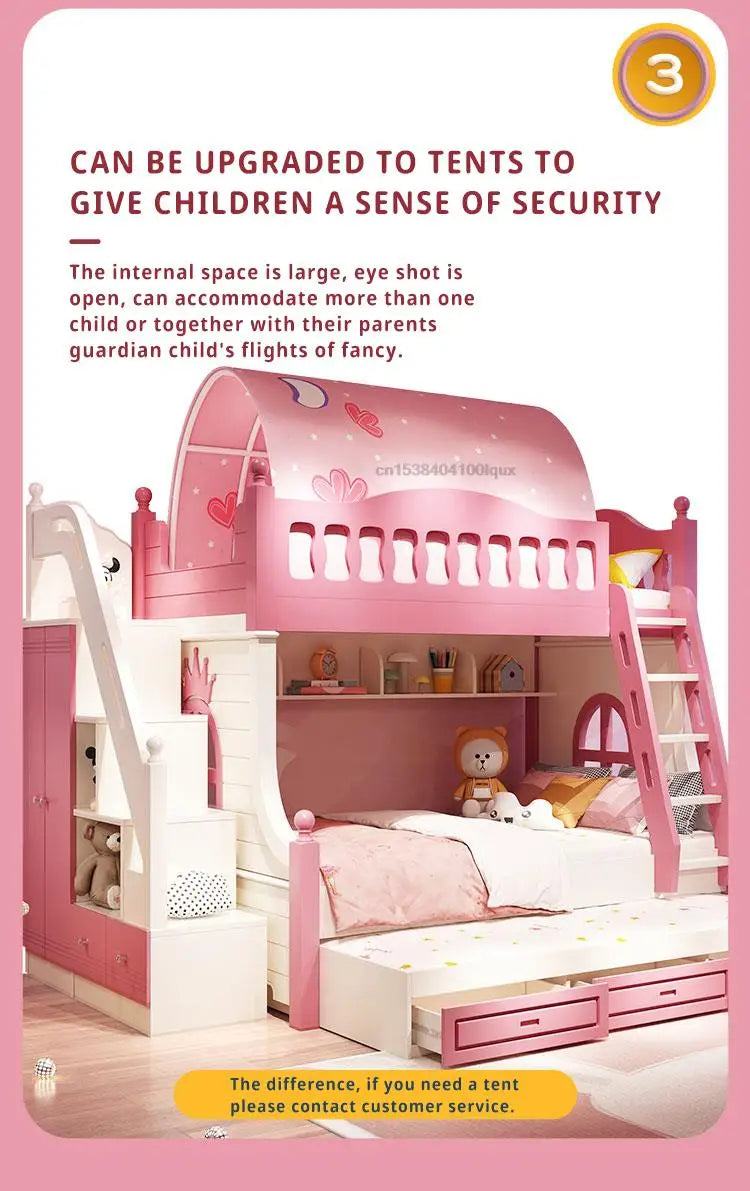 Girls World Canopy Bed