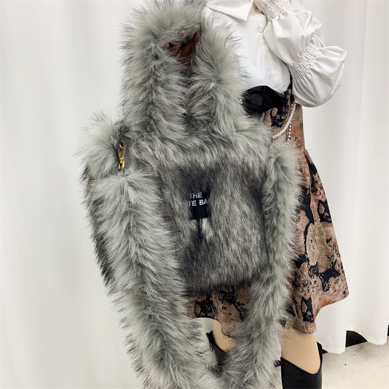 Big Fur Tote Bag