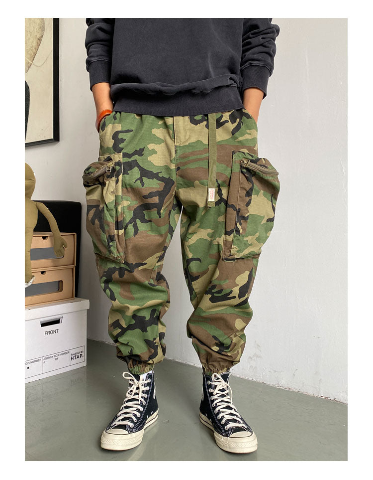 Military Camo Cargo Pants