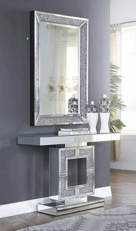 Crushed Crystal Console Table