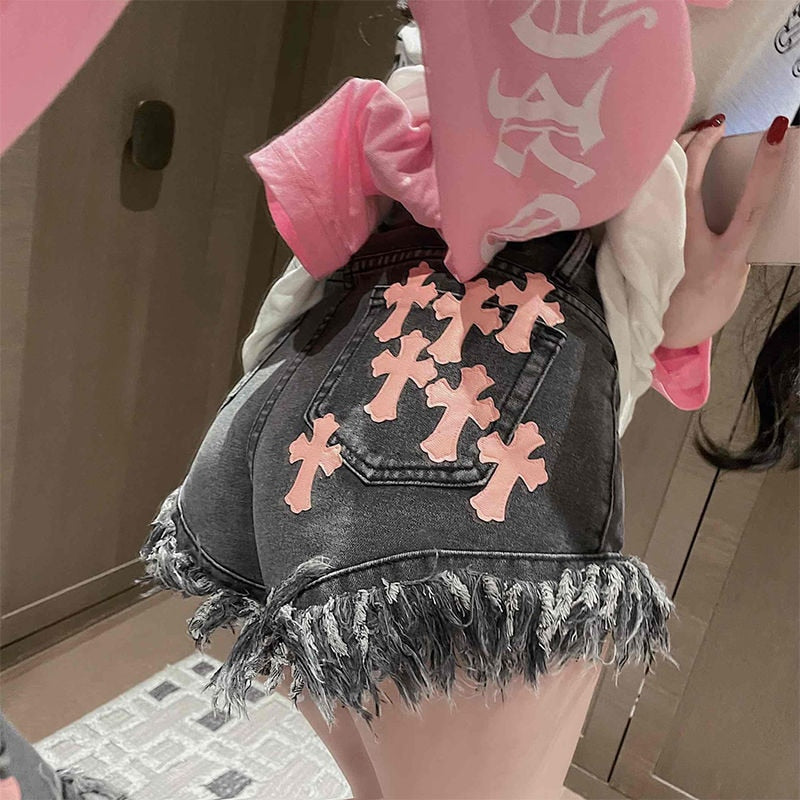 Cross Over Booty Shorts
