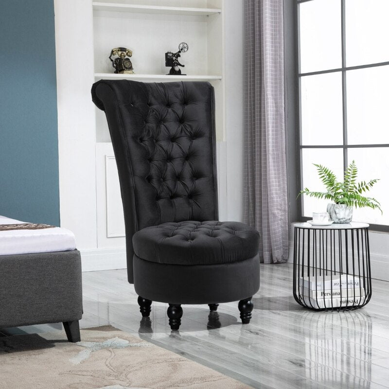 High Back Accent Chair