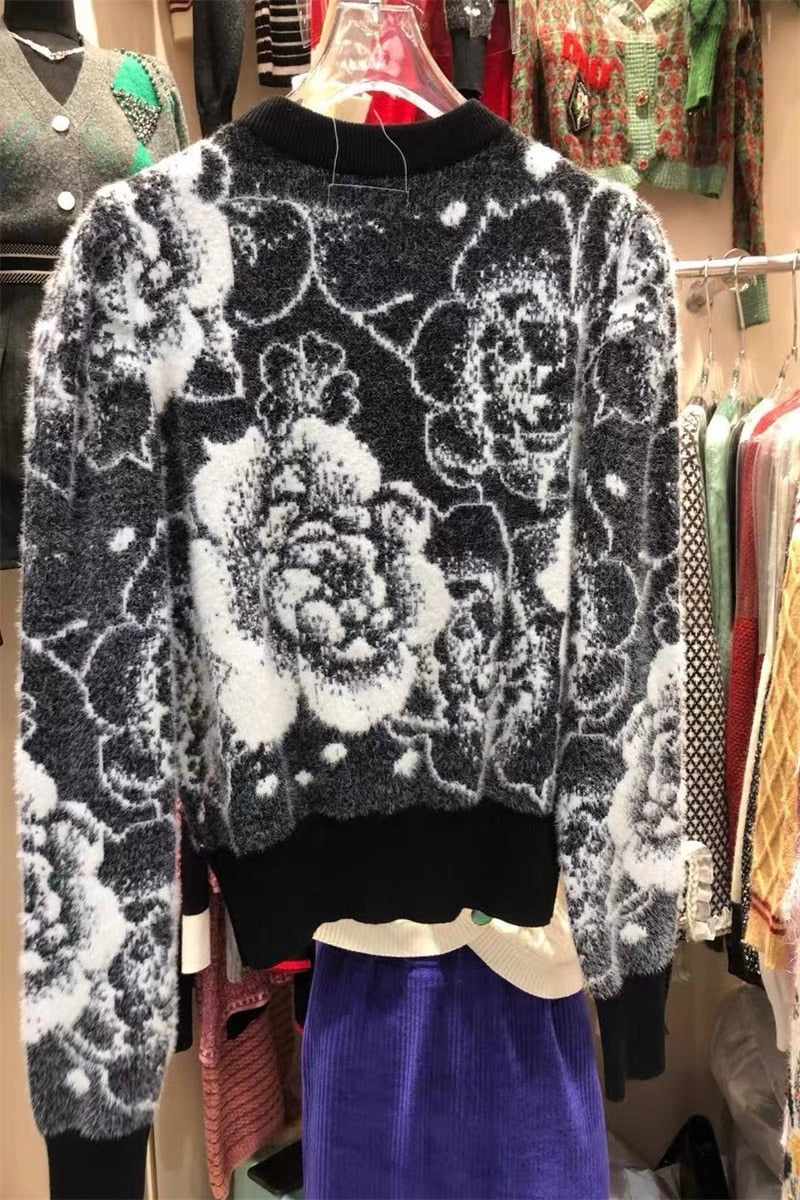 Luxe Flower Sweater