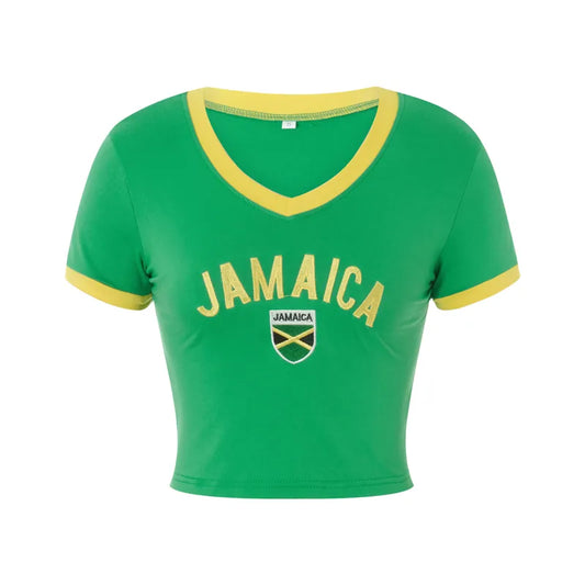 Jamaica Pride Crop Top