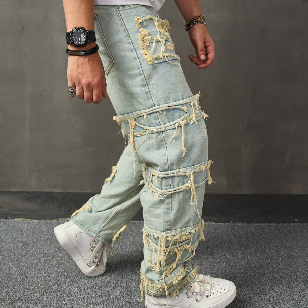 Stylish Ripped Denim Jeans
