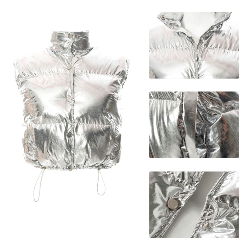 Silver Bubble Vest