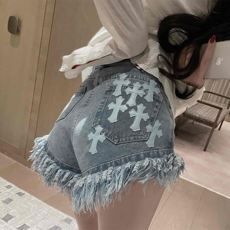 Cross Over Booty Shorts