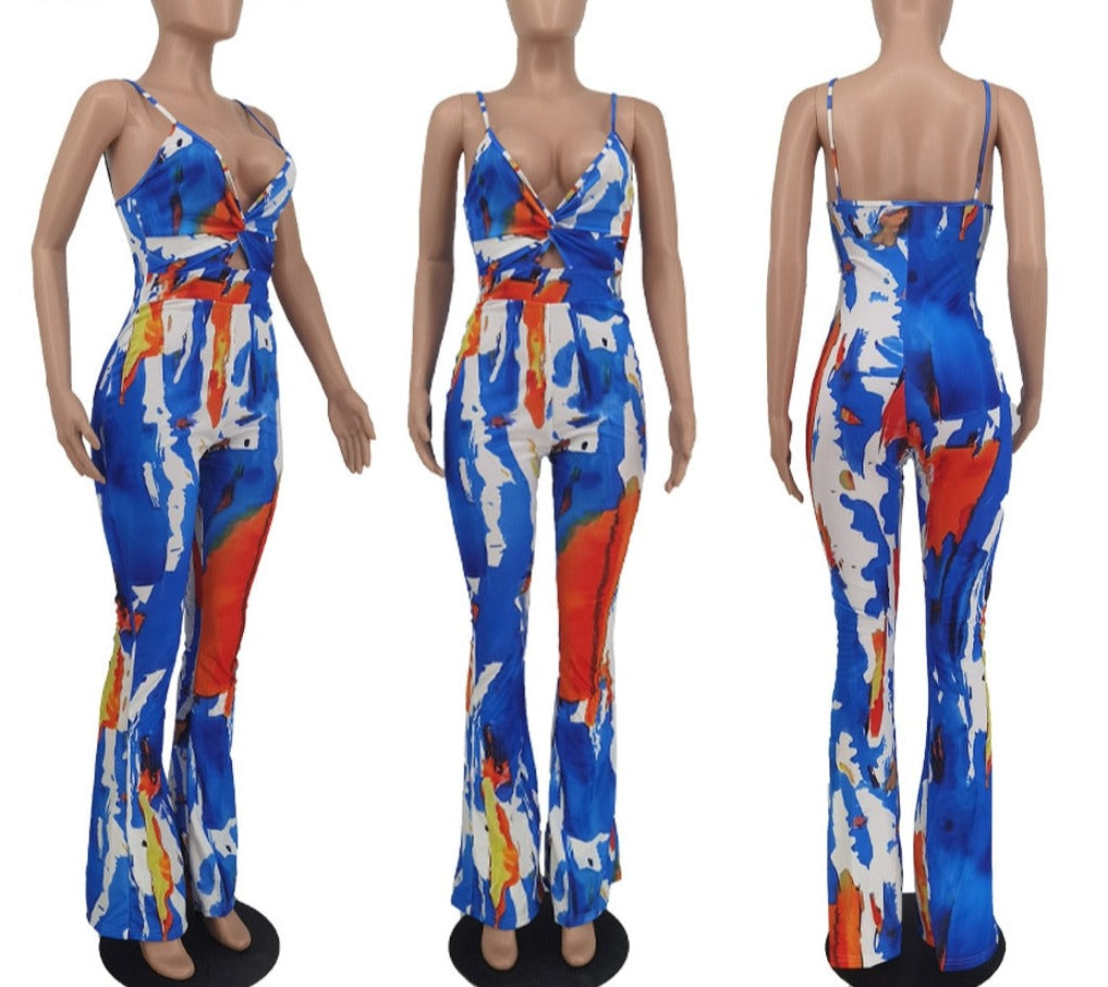 Abstract Jumpsuit