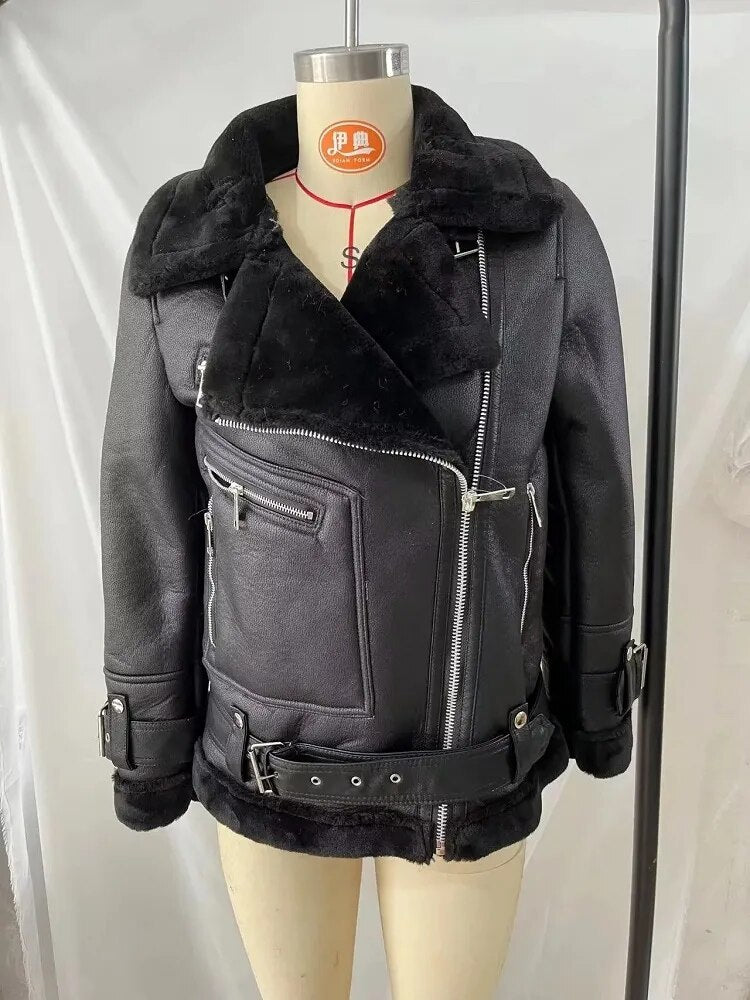 Fur Lane Moto Jacket