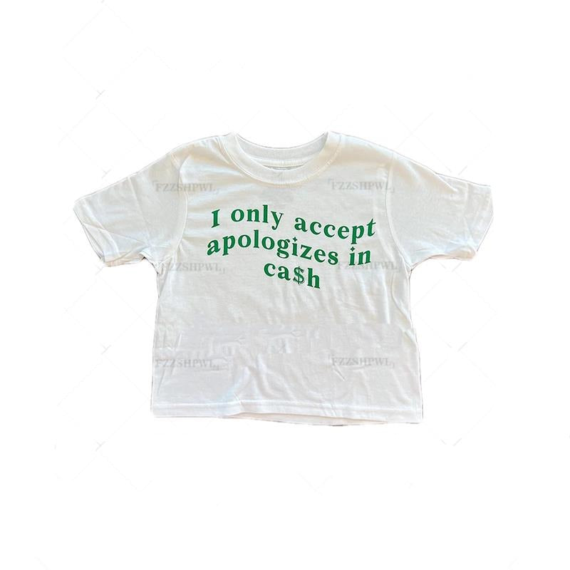 Cash Apologies Crop Top