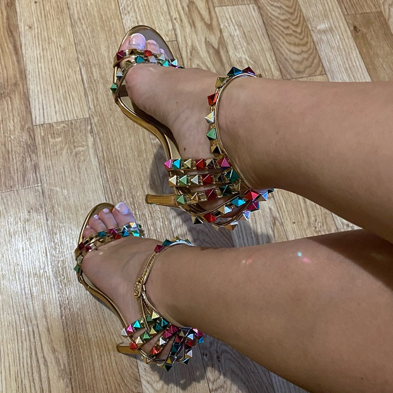 Colored Gems Sandals