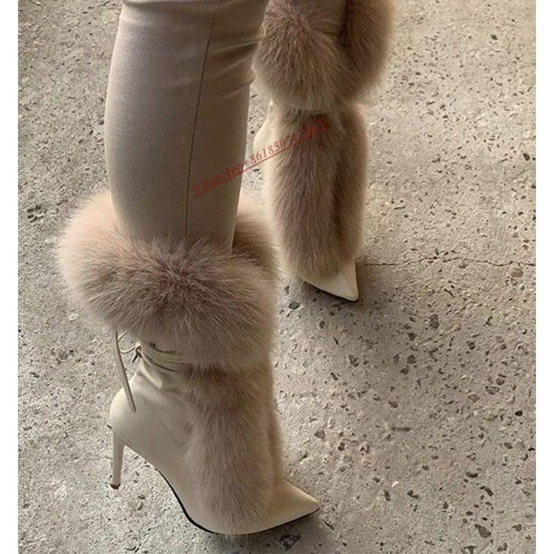 Classy Dame Fur Boots