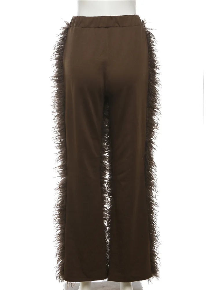 Furry Bottom Pants