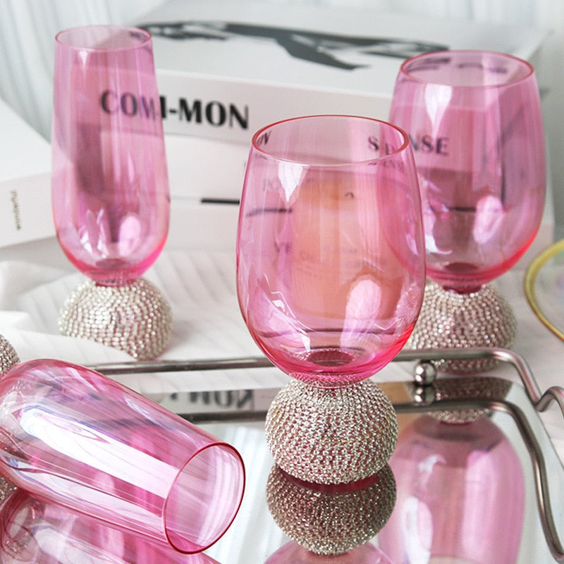 Pink Fairy Diamond Glasses