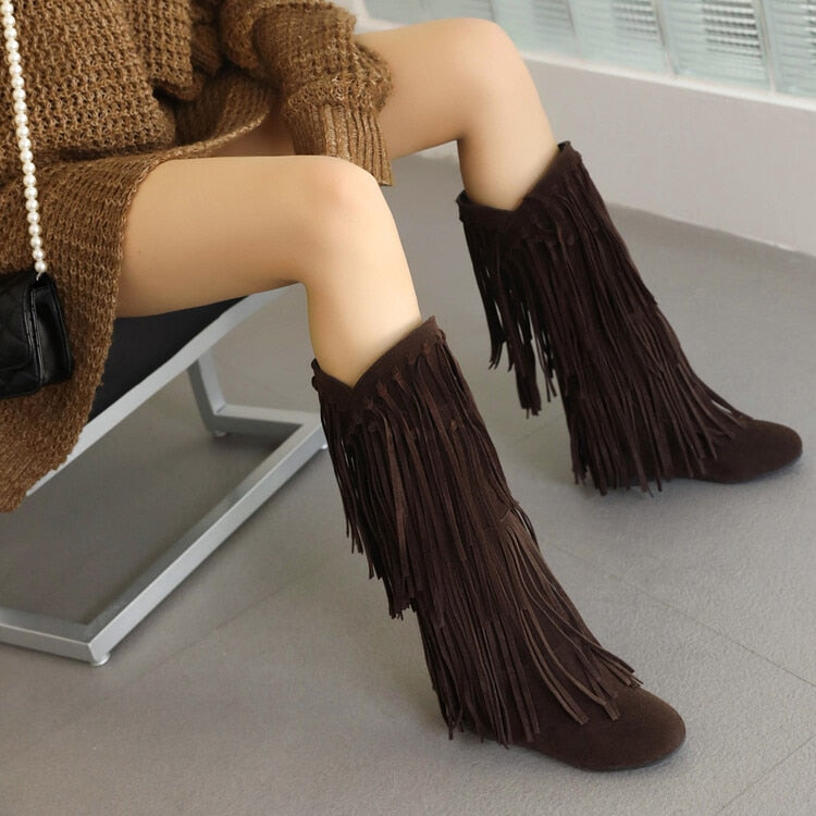 Tribal Tail Boots