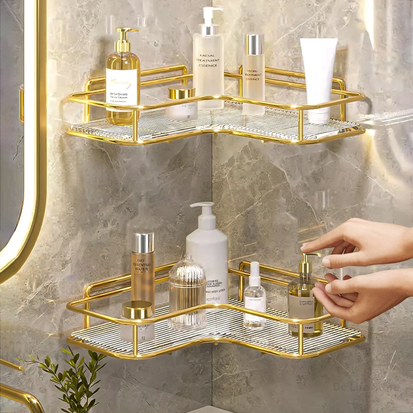 Luxury Acrylic Bathroom Shelf