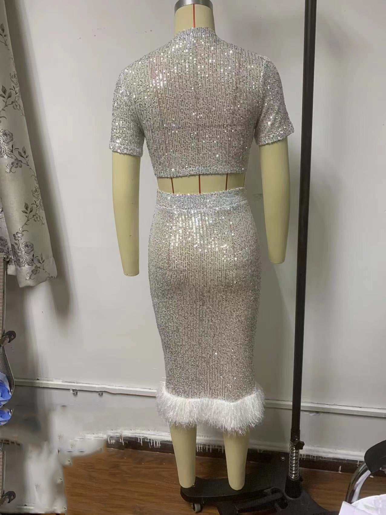 Sparkle Queen Skirt Set