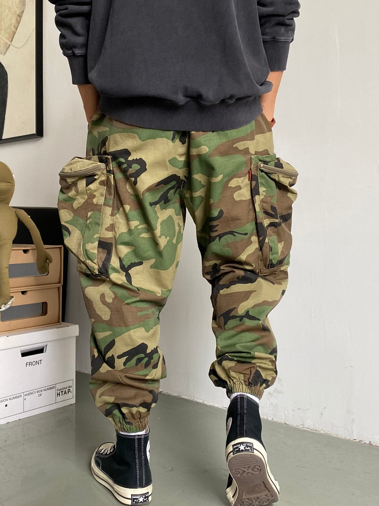 Military Camo Cargo Pants
