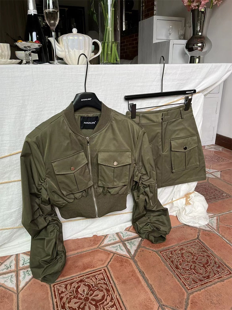 Military Hottie Mini Skirt Set