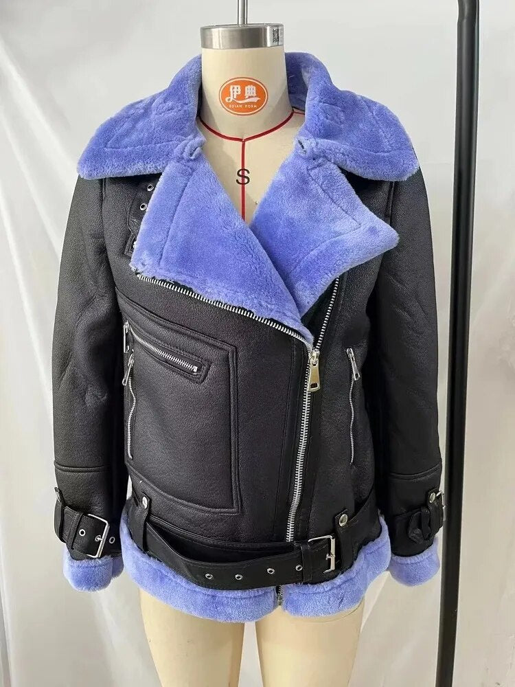 Fur Lane Moto Jacket