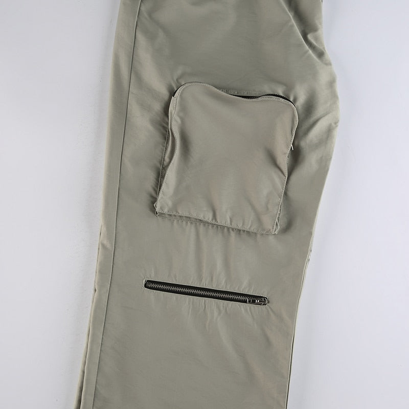 Cargo Zipper Pocket Pants