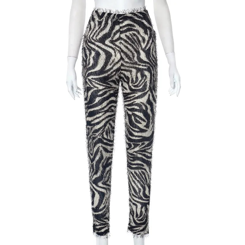 Zebra Frenzy Pants