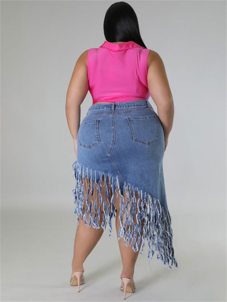 Shredded Dreams Skirt XL-5XL