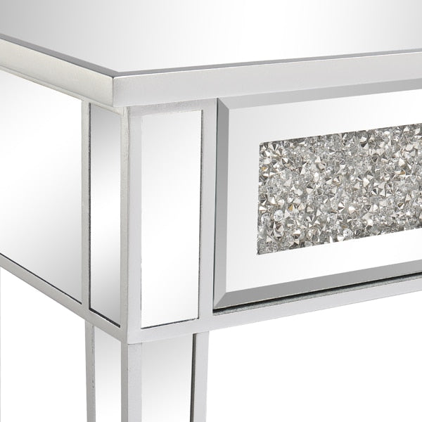 Crushed Crystal Accent Table