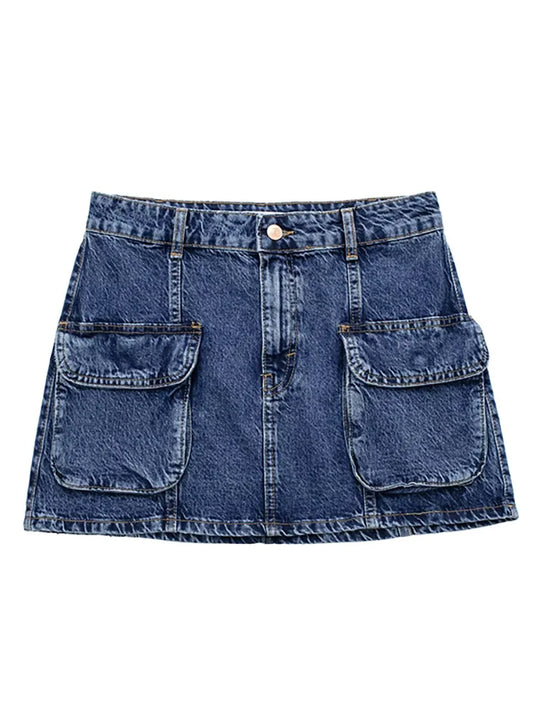 Denim Girl Mini Skirt