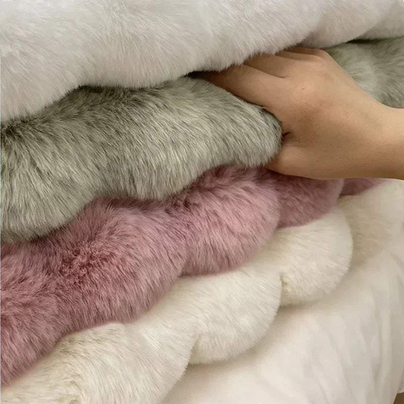 Fluffy Circle Rug