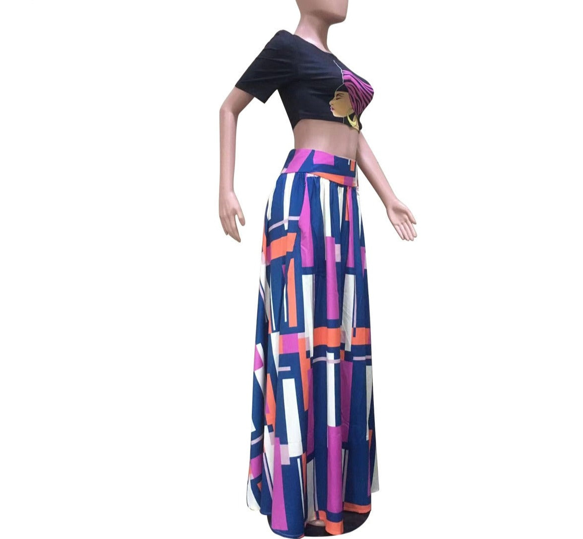Princess Plaid Skirt Set