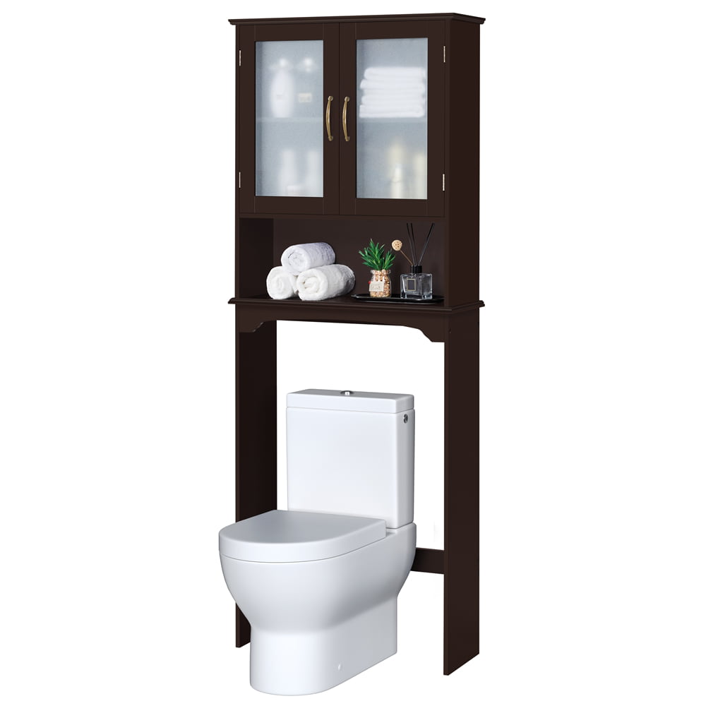 Wooden Over the Toilet Storage Cabinet