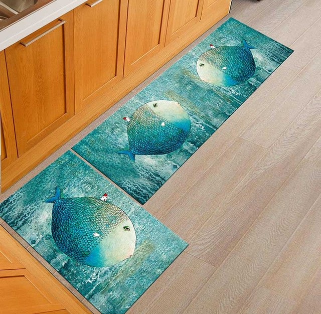 Patterned Kitchen Floor Mats