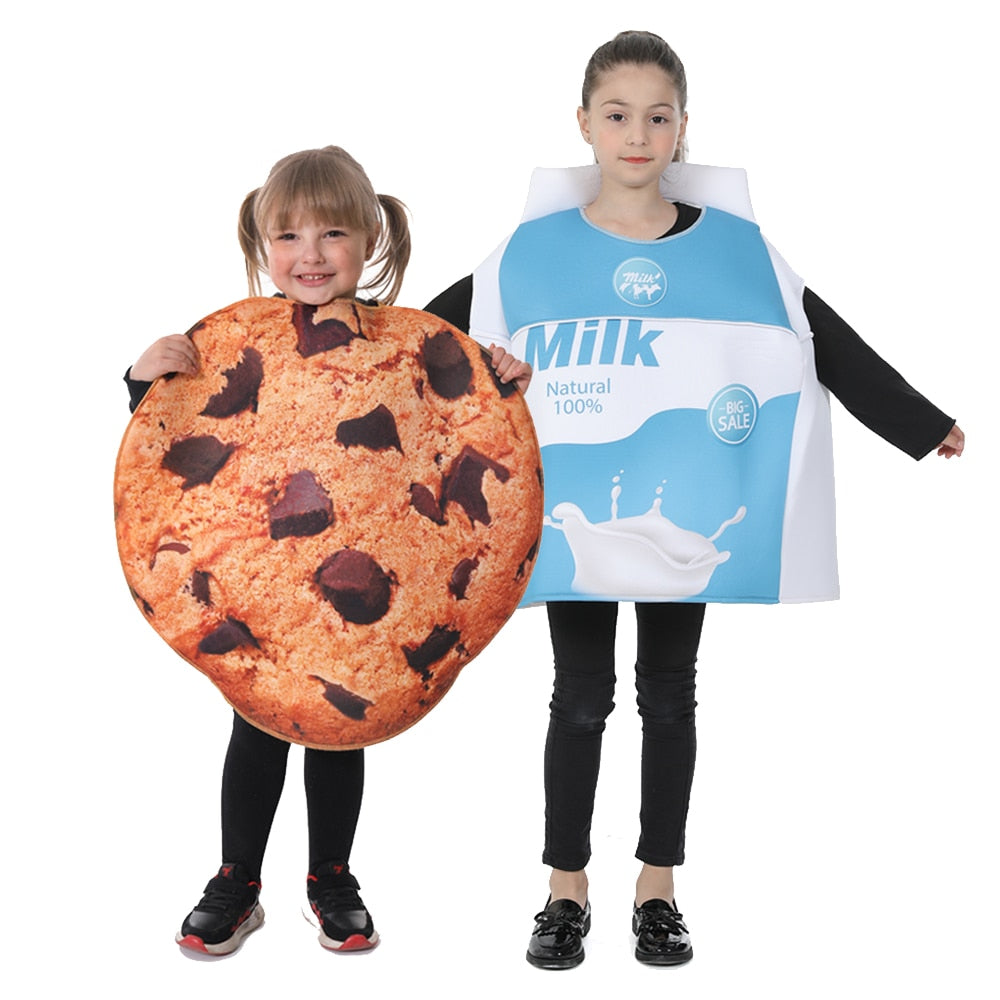 Family Milk & Cookies Costume Set