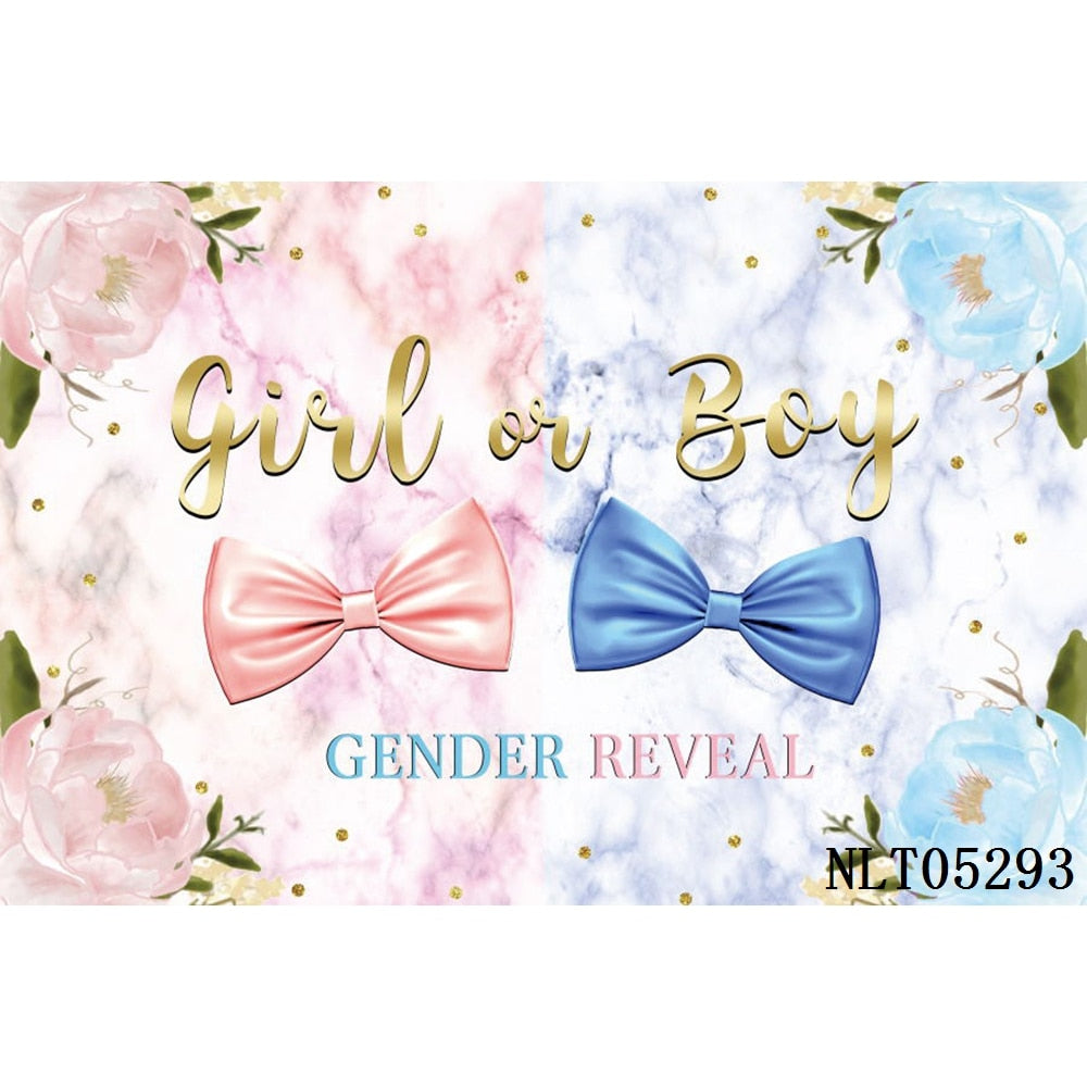 Boy/Girl Gender Reveal Background