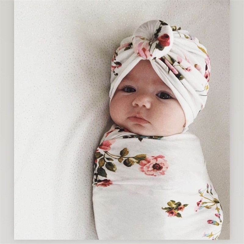 Flower Princess Swaddle And Cap