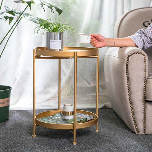 Small Metal Side Table