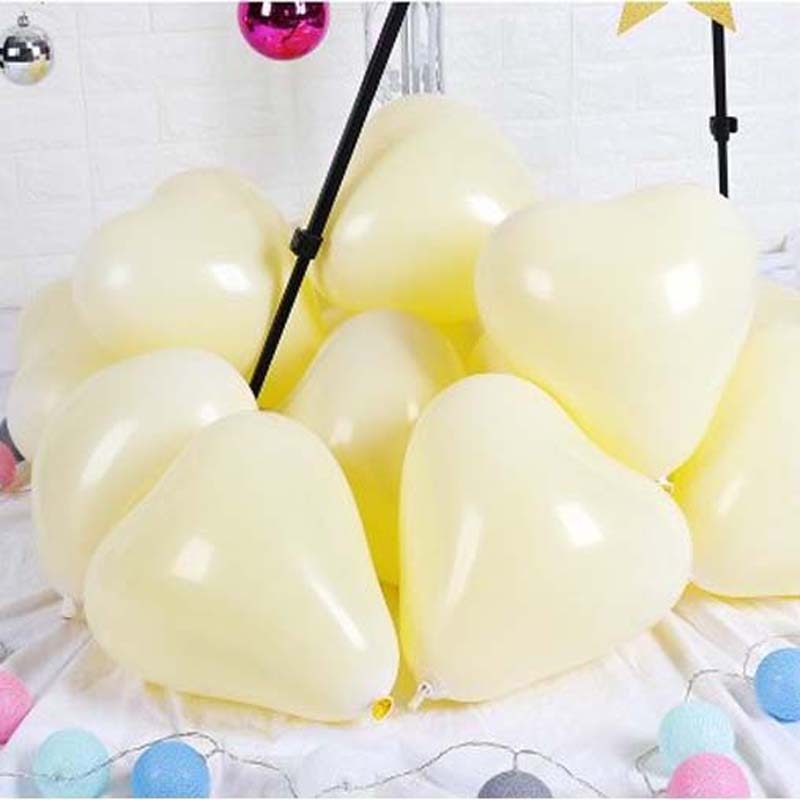 10-50pcs 10inch Macaron Love Heart Balloons Latex Helium Balloon Wedding Birthday Party Decoration Baby Shower Supplies Ballons