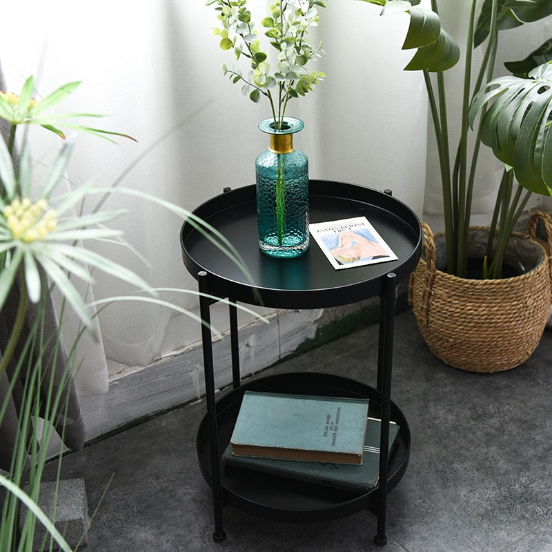 Small Metal Side Table