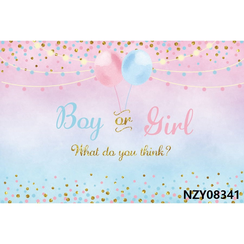 Boy/Girl Gender Reveal Background