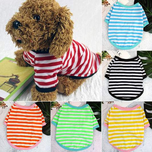 Stripe Puppy Shirt S-XXL
